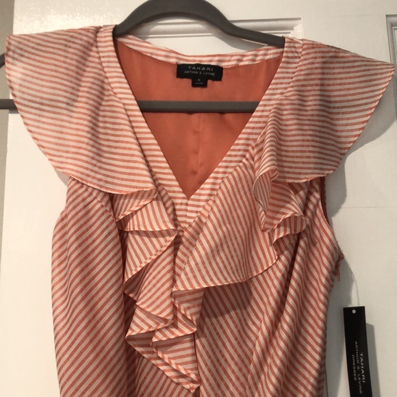 Pink and white striped dress - Picture 2 of 7